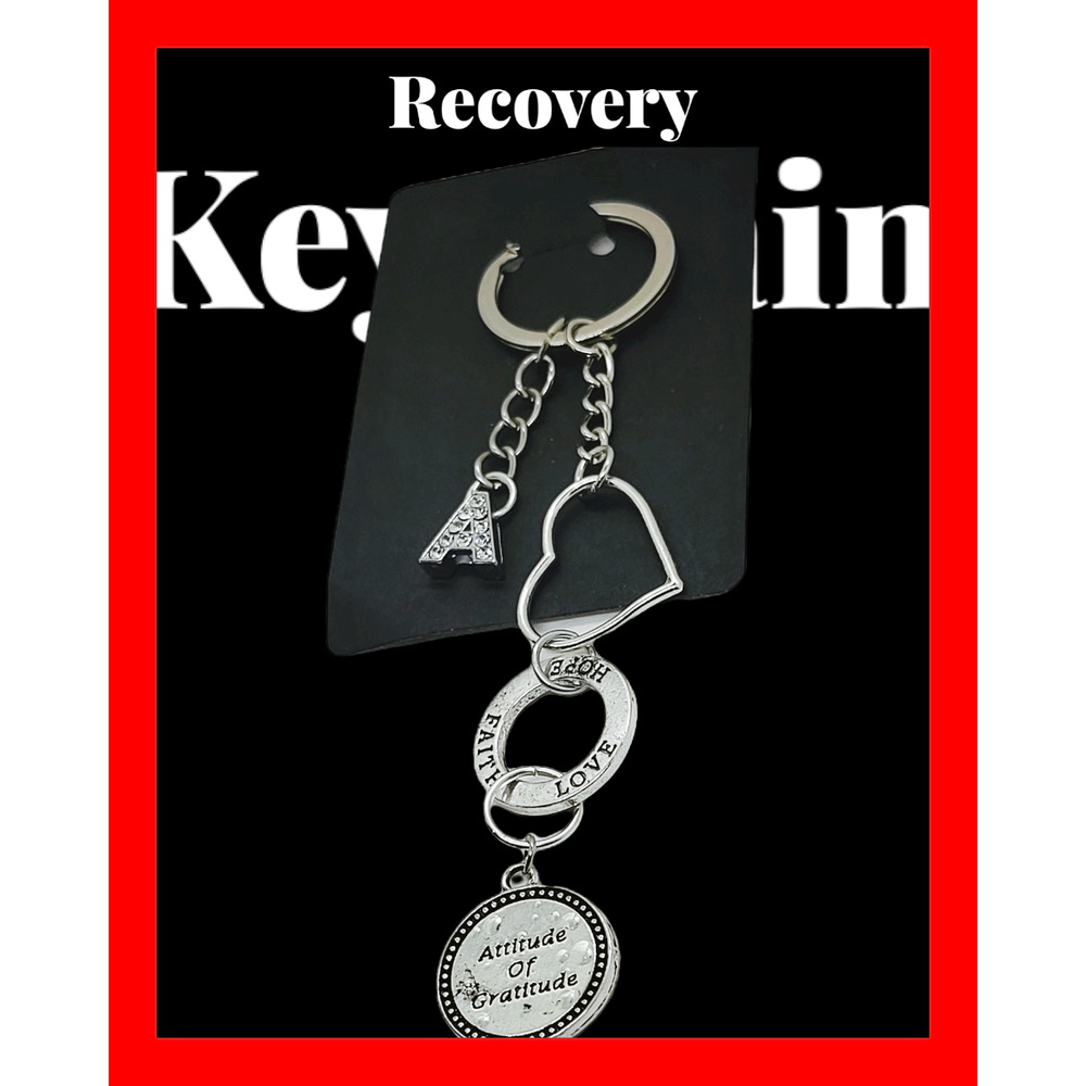 NA Narcotics Anonymous tree of life, gold live your dream keychain! Free goodie